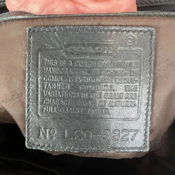 Coach Legacy Black Leather Daypack Backpack - Picture 10 of 10